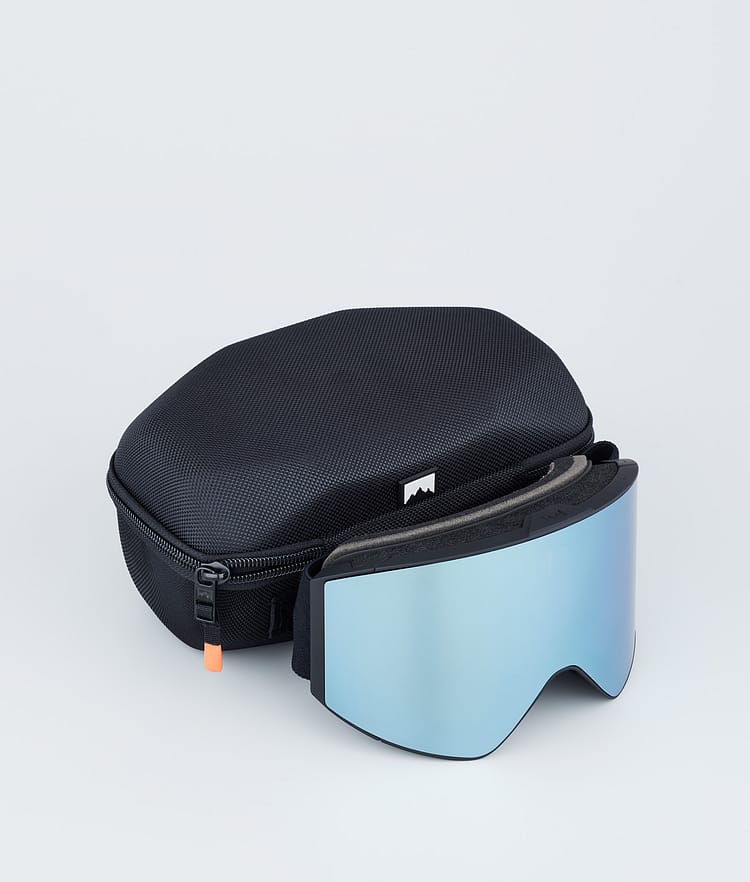 Scope Skibriller Black W/Black Moon Blue Mirror, Billede 4 af 6