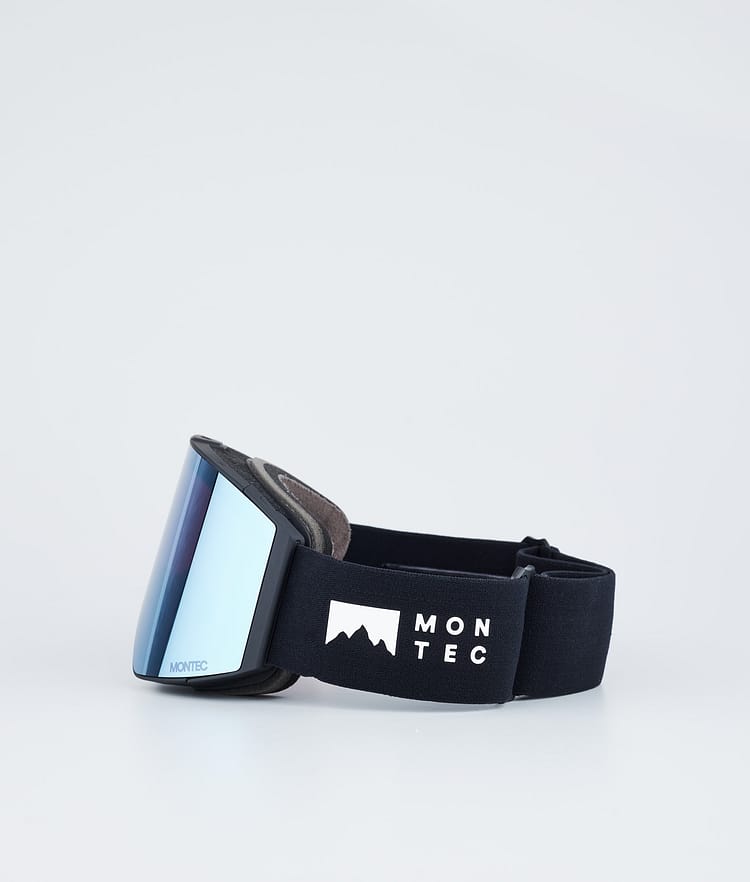Scope Ski Goggles Black W/Black Moon Blue Mirror, Image 5 of 6