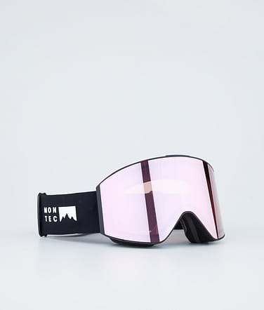 Scope Skidglasögon Black W/Black Pink Sapphire Mirror
