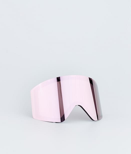 Scope Goggle Lens Ecran de remplacement pour masque de ski Rose