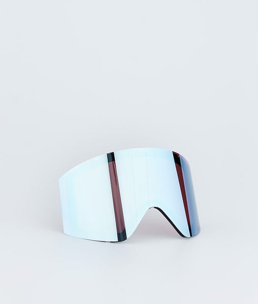 Scope Goggle Lens Náhradní Skla na Lyžařské Brýle Moon Blue Mirror