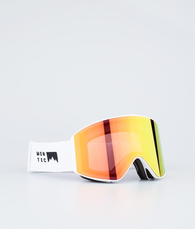 Scope Goggle Lens Ekstralinse Snow Ruby Red Mirror