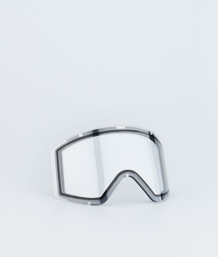 Dope Sight Masque de ski Homme White W/White Green Mirror - Blanc