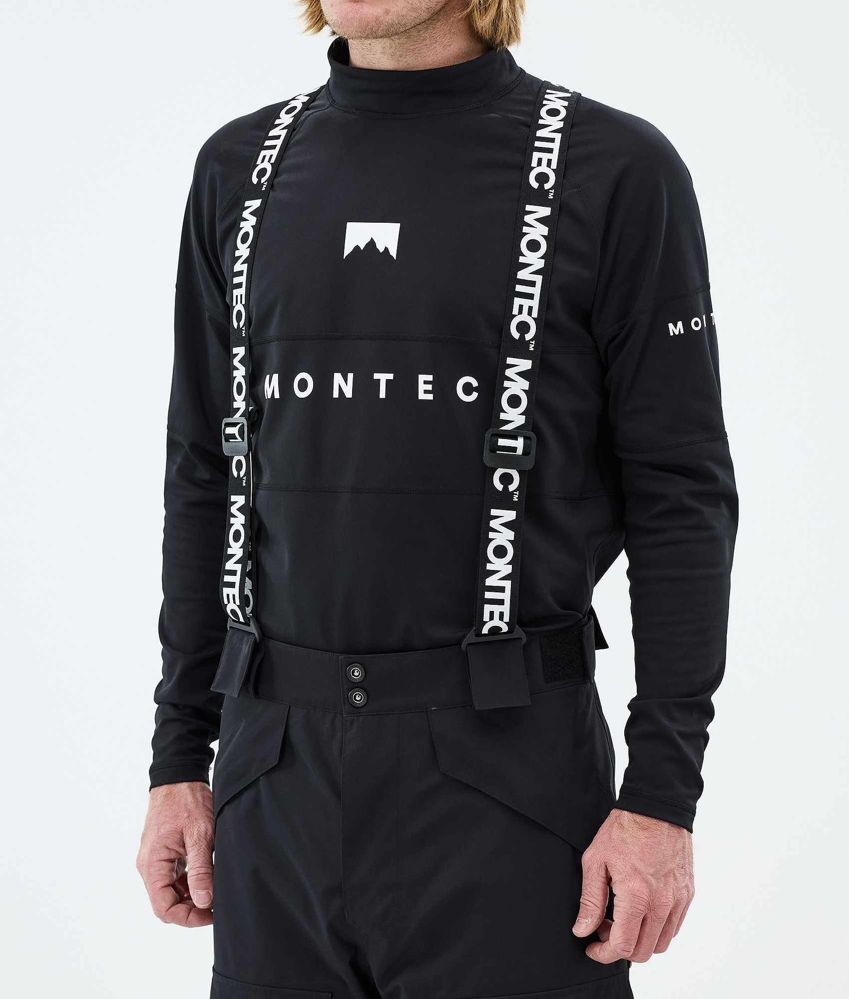 Montec Stayup サスペンダー Black - ブラック | Montecwear.com