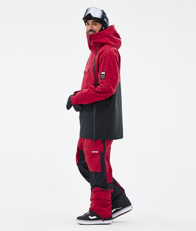 Doom Snowboardjacke Herren Deep Red/Black Renewed, Bild 4 von 11