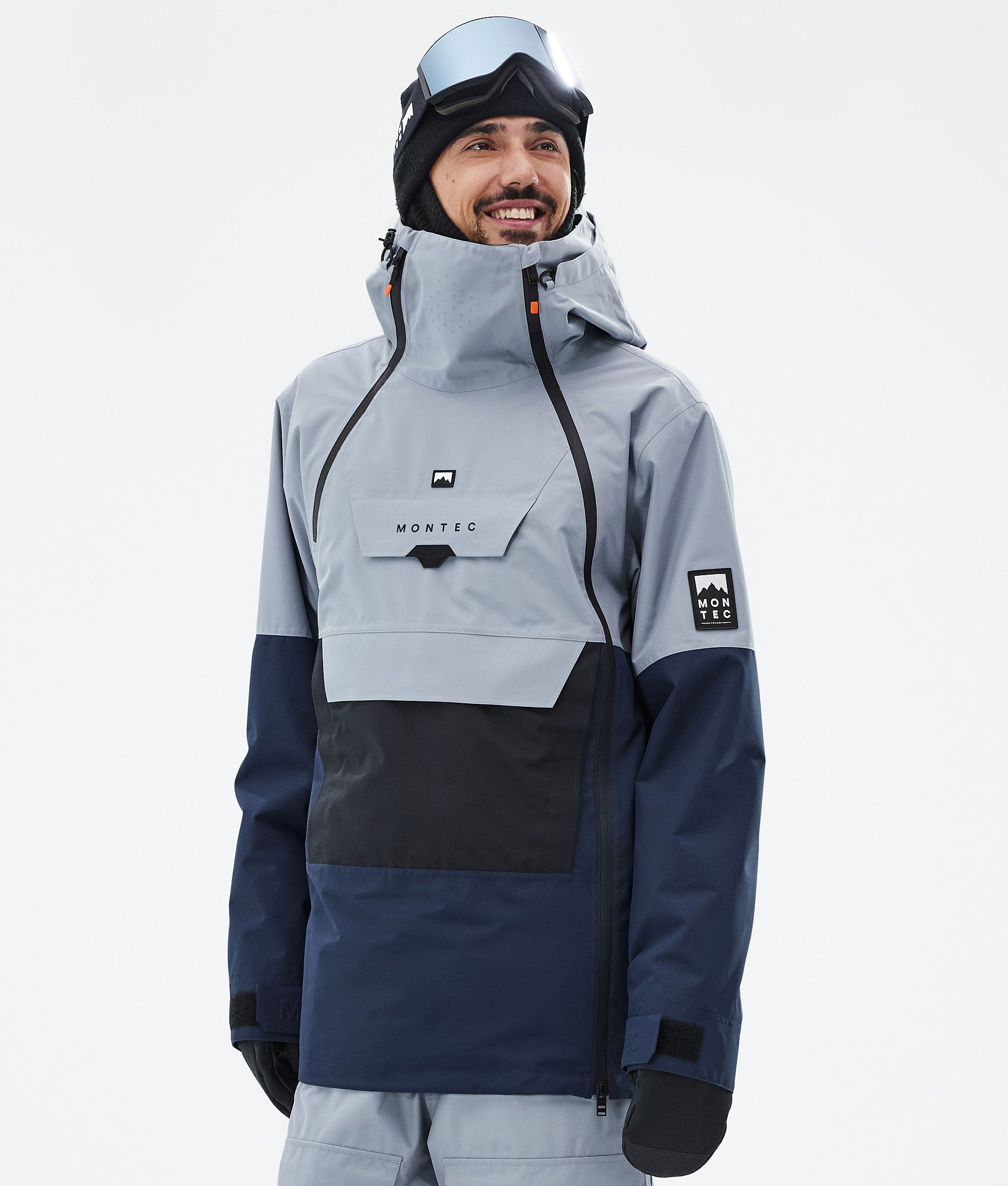 Montec Doom Snowboard Jacket Men Atlantic/Black | Montecwear.com