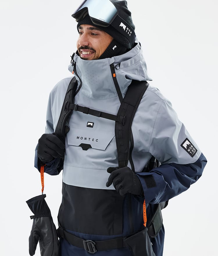 Doom Skijakke Herre Soft Blue/Black/Dark Blue, Billede 3 af 12