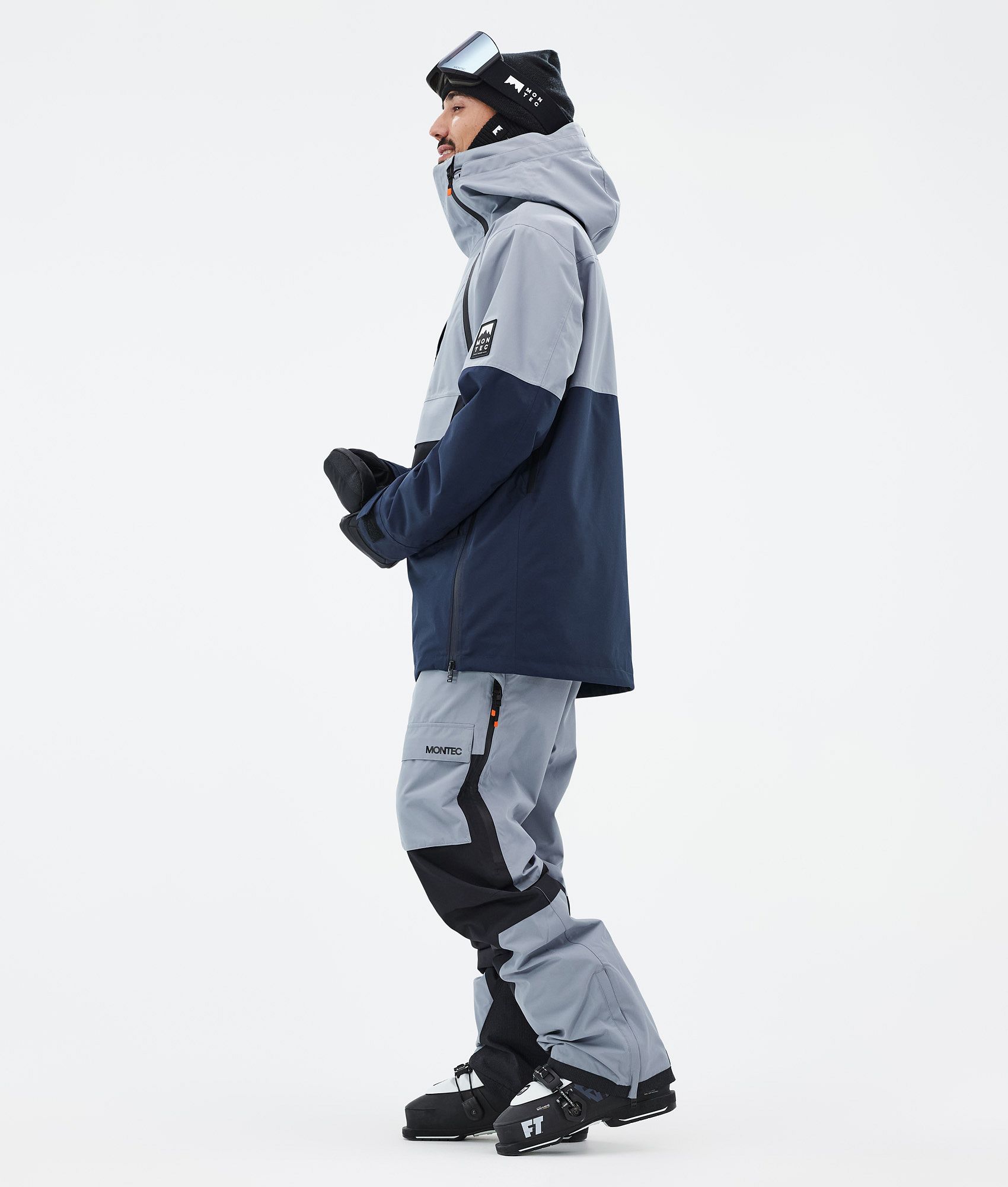 Montec Doom スキージャケット メンズ Soft Blue/Black/Dark Blue