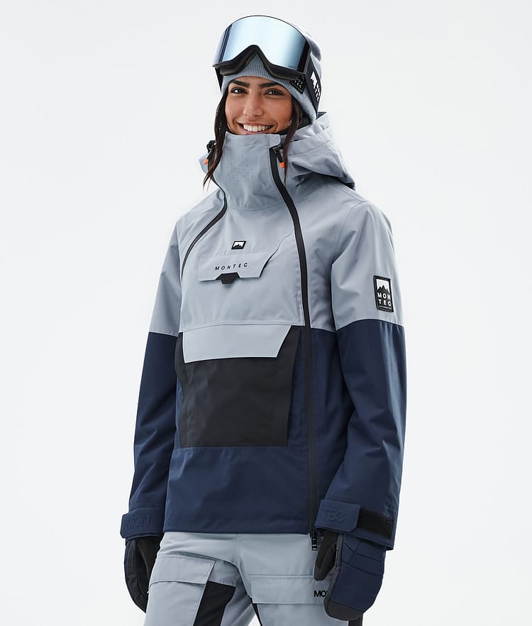 Doom W Snowboard Jacket Women Soft Blue/Black/Dark Blue, Image 1 of 10