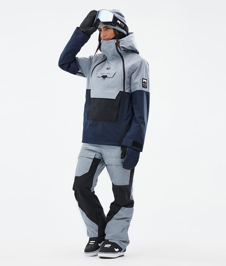 Doom W Snowboard Jacket Women Soft Blue/Black/Dark Blue, Image 2 of 10
