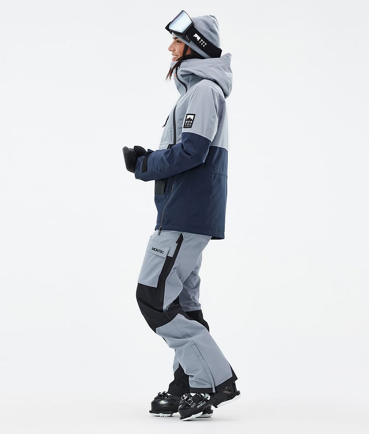 Doom W Ski Jacket Women Soft Blue/Black/Dark Blue, Image 3 of 10