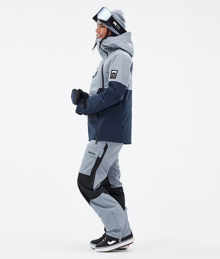 Doom W Snowboard Jacket Women Soft Blue/Black/Dark Blue, Image 3 of 10