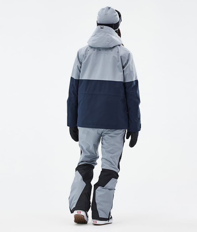 Doom W Snowboard Jacket Women Soft Blue/Black/Dark Blue, Image 4 of 10
