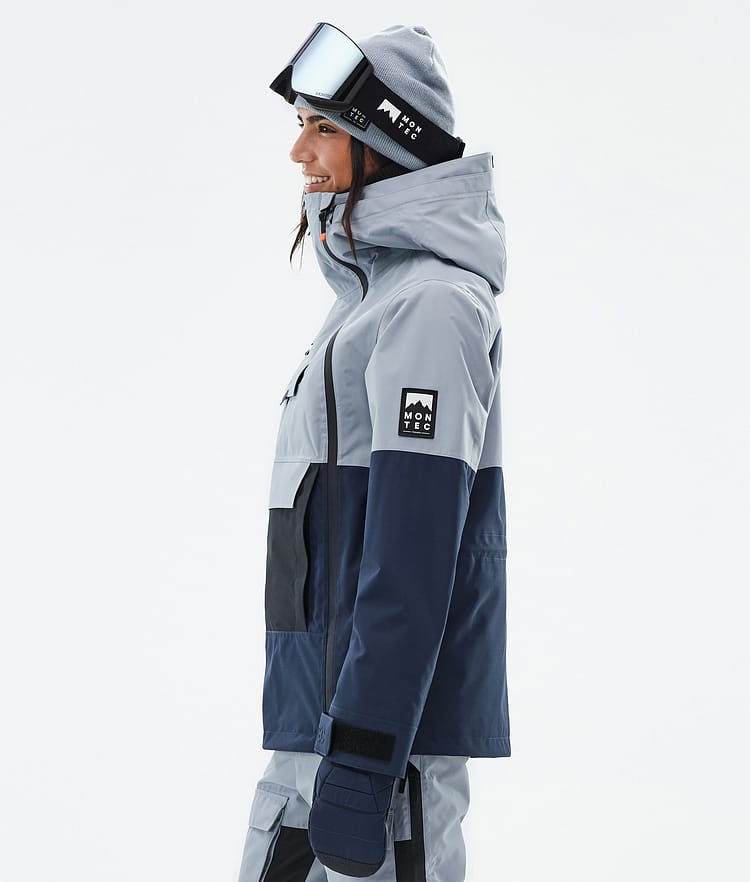 Doom W Snowboard Jacket Women Soft Blue/Black/Dark Blue, Image 5 of 10
