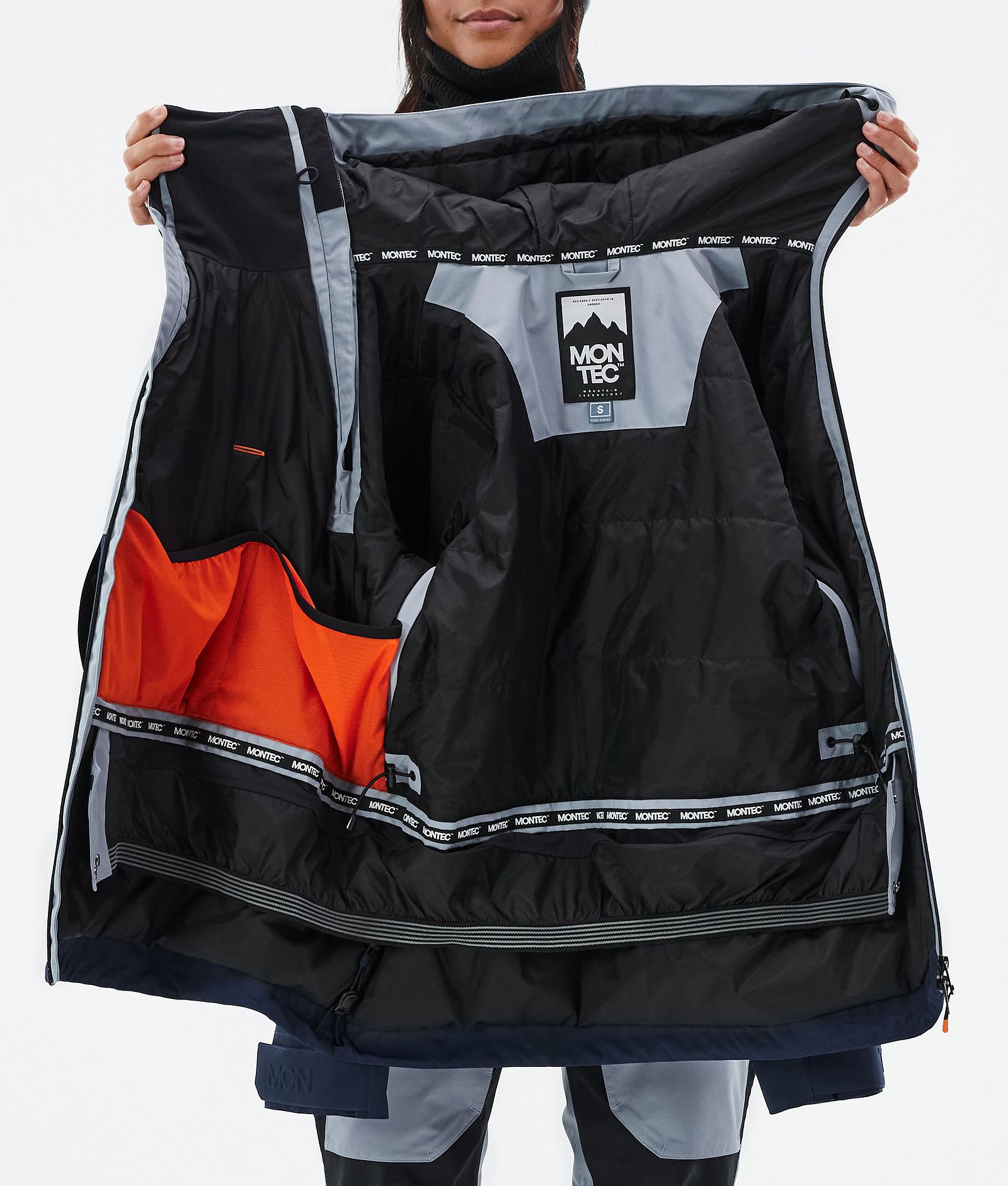 Doom W Snowboard Jacket Women Soft Blue/Black/Dark Blue, Image 10 of 10