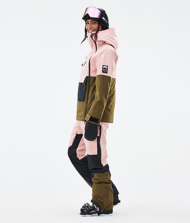 Doom W Ski Jacket Women Soft Pink/Black/Fatigue, Image 3 of 10
