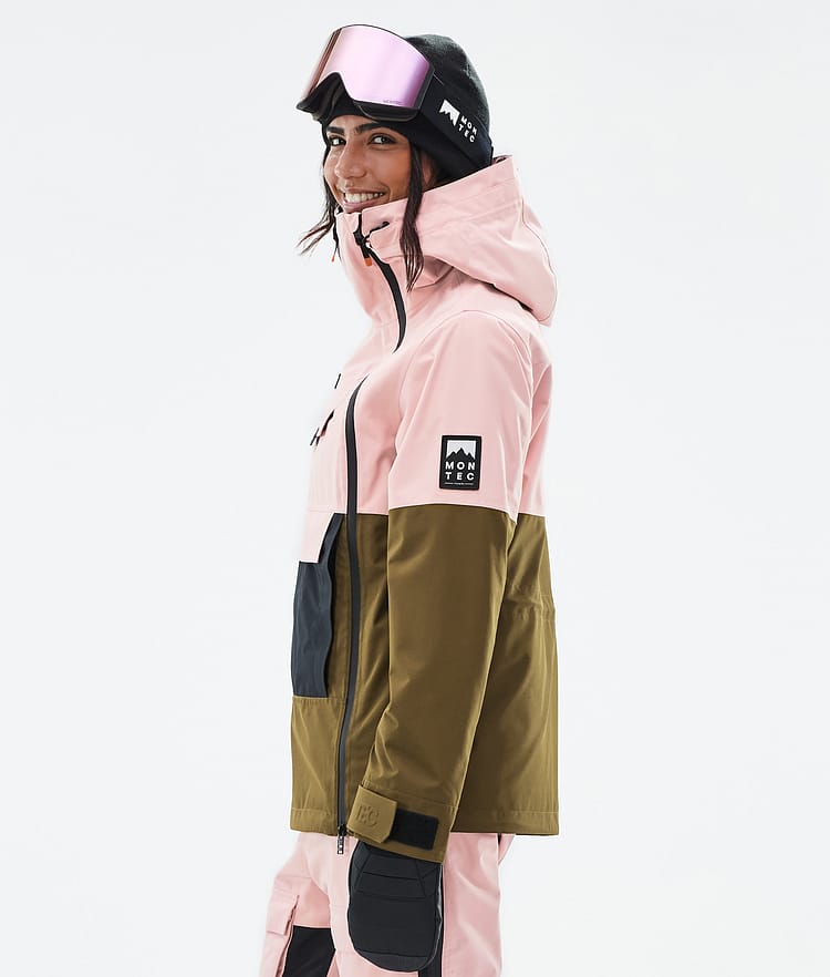 Doom W Ski Jacket Women Soft Pink/Black/Fatigue, Image 5 of 10