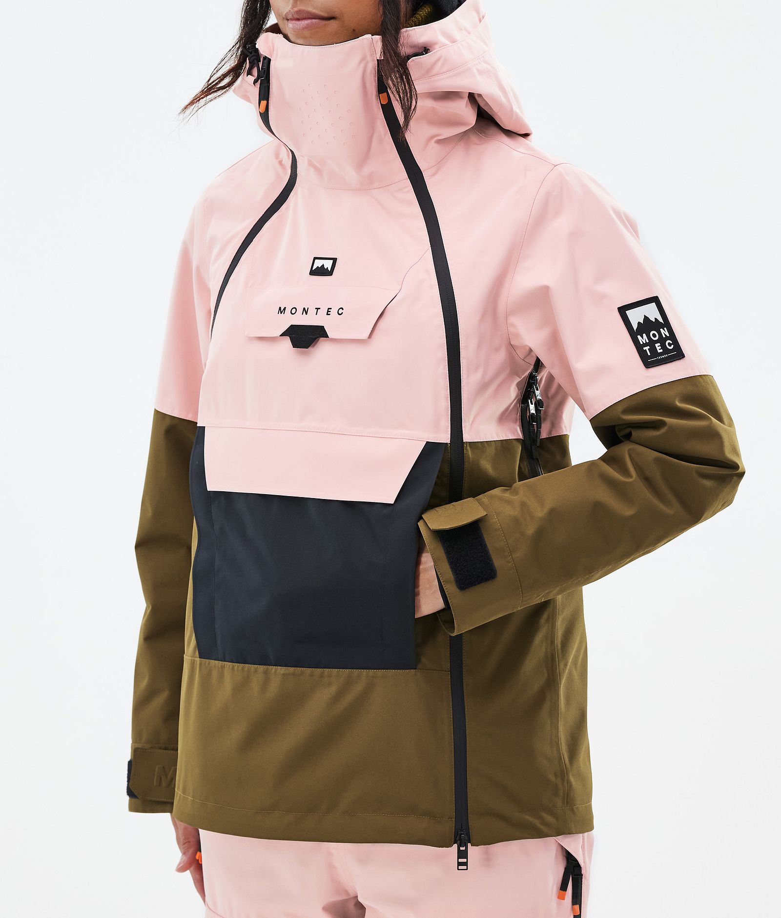 Doom W Ski Jacket Women Soft Pink/Black/Fatigue, Image 7 of 10