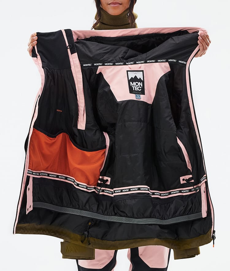 Doom W Ski Jacket Women Soft Pink/Black/Fatigue, Image 10 of 10