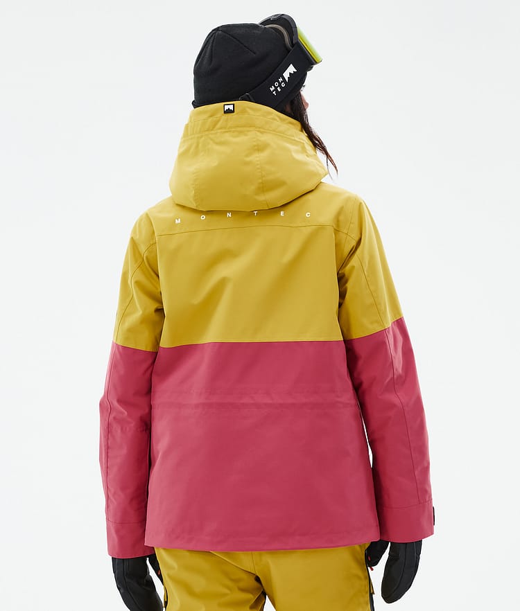 Doom W Ski Jacket Women Yellow/Black/Light Red, Image 6 of 10