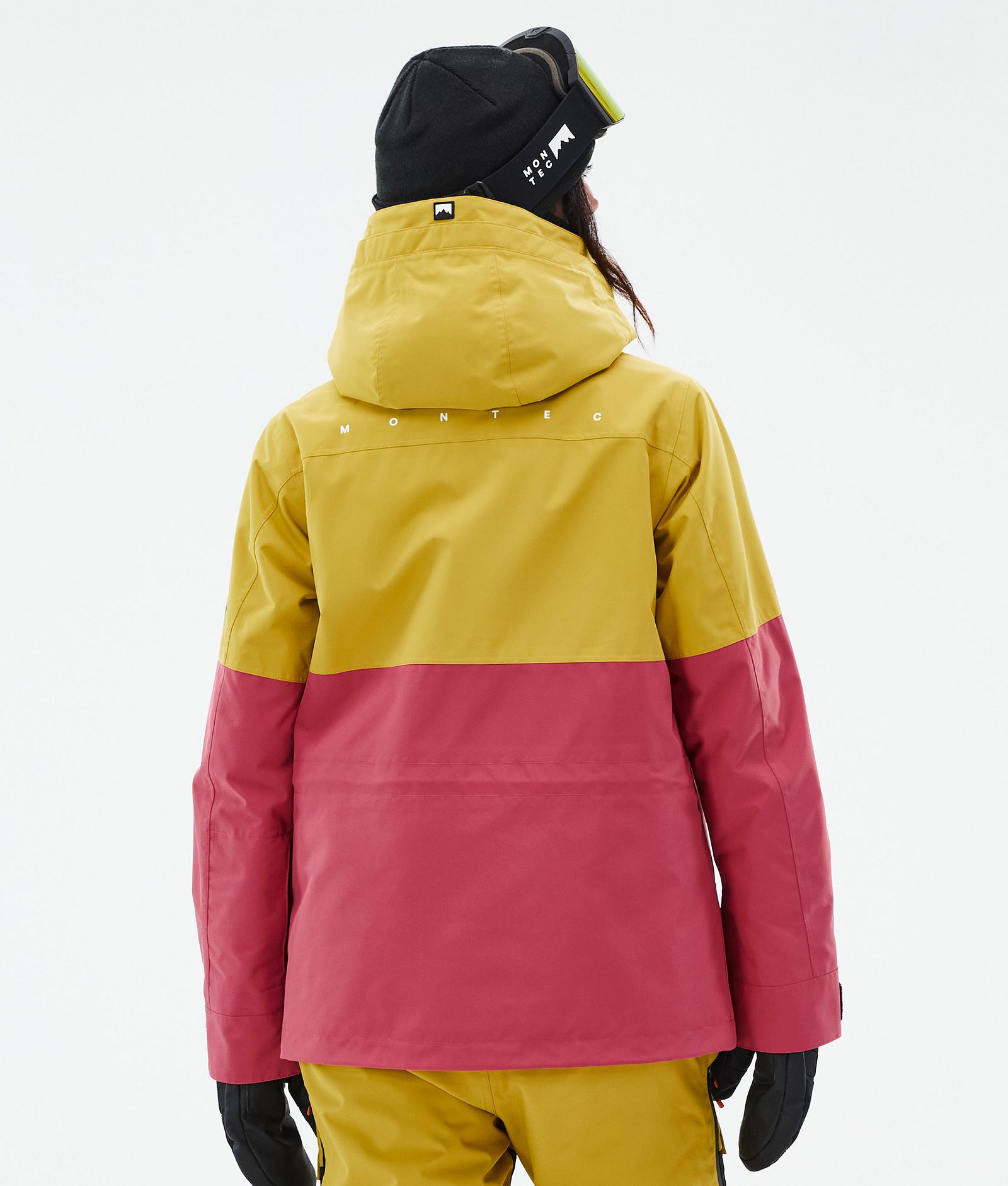 Doom W Ski Jacket Women Yellow/Black/Light Red, Image 6 of 10