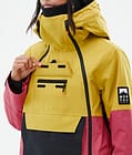 Doom W Ski Jacket Women Yellow/Black/Light Red, Image 9 of 10