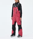 Montec Fawk W Pantalones Snowboard Mujer Light Red/Black