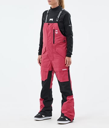 Fawk W Snowboard Pants Women Light Red/Black