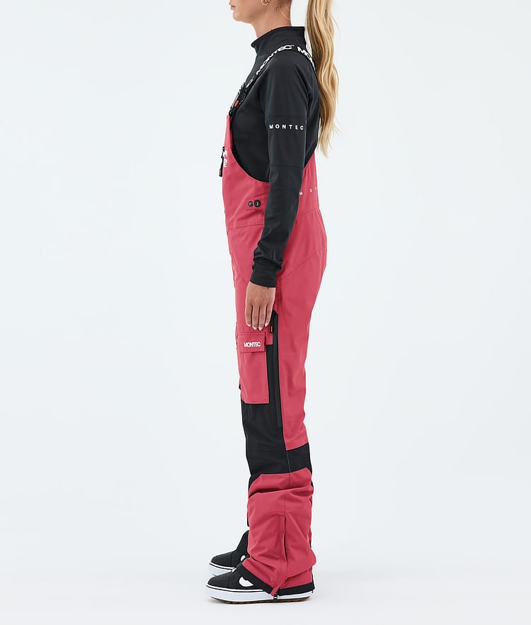Fawk W Pantalon de Snowboard Femme Light Red/Black Renewed, Image 3 of 7