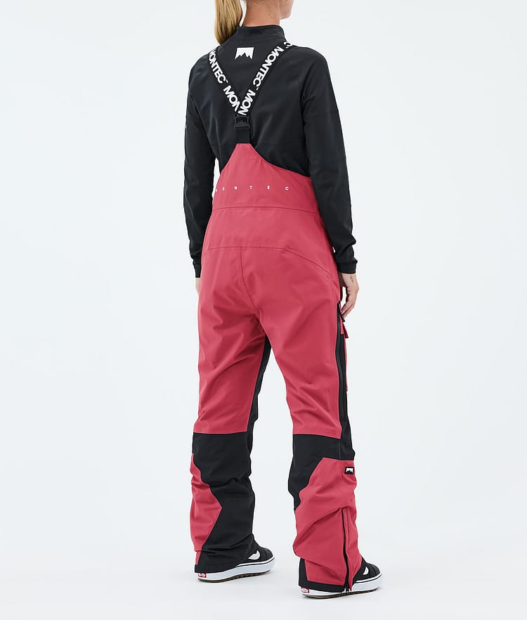 Fawk W Pantalon de Snowboard Femme Light Red/Black Renewed, Image 4 of 7