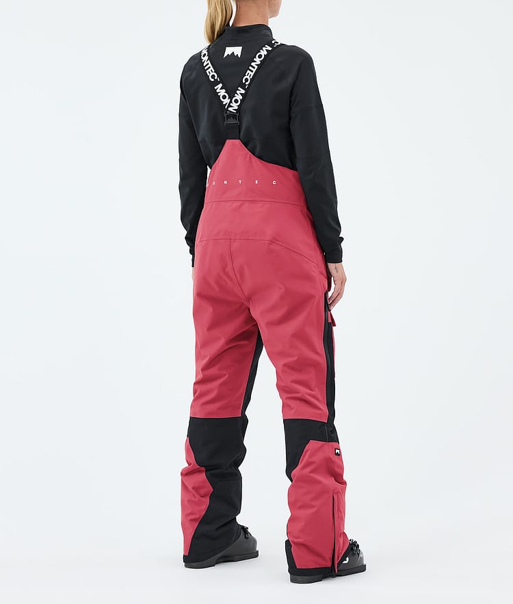 Fawk W Skibukse Dame Light Red/Black, Image 4 of 7