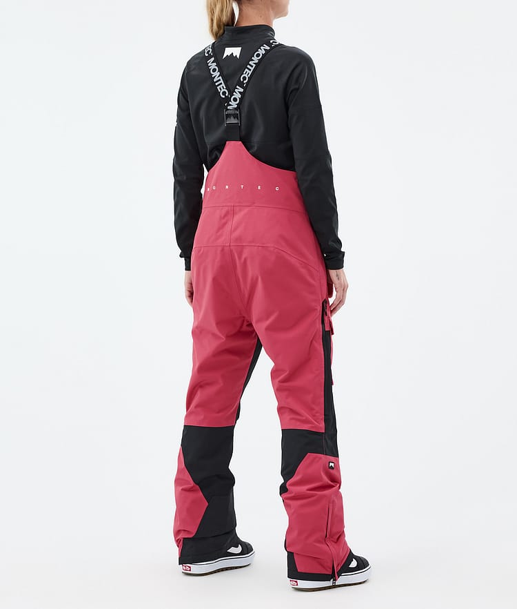 Fawk W Pantalon de Snowboard Femme Light Red/Black Renewed, Image 3 sur 6