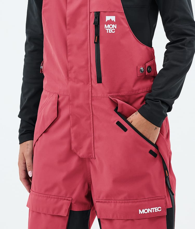 Fawk W Pantalon de Snowboard Femme Light Red/Black Renewed, Image 5 of 7