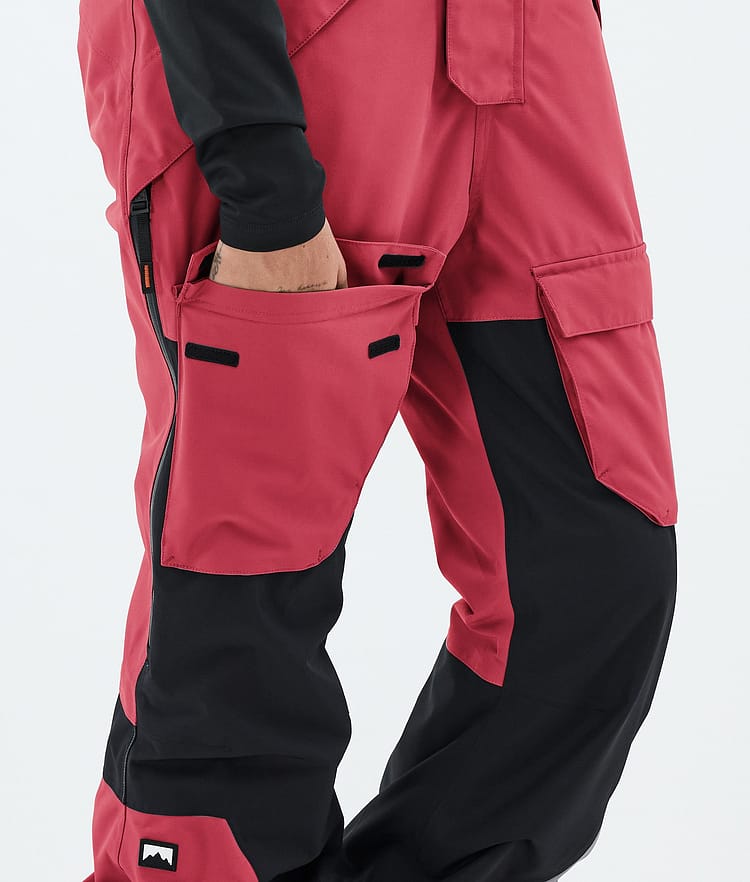 Fawk W Skibukse Dame Light Red/Black, Image 7 of 7