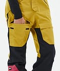 Fawk W Kalhoty na Snowboard Dámské Yellow/Black/Light Red, Obrázek 7 z 7