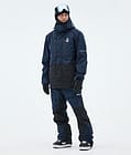 Fawk スノーボードジャケット メンズ Dark Blue/Black, 画像2 / 2