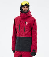 Fawk Snowboard Jacket Men Deep Red/Black from review by Adey