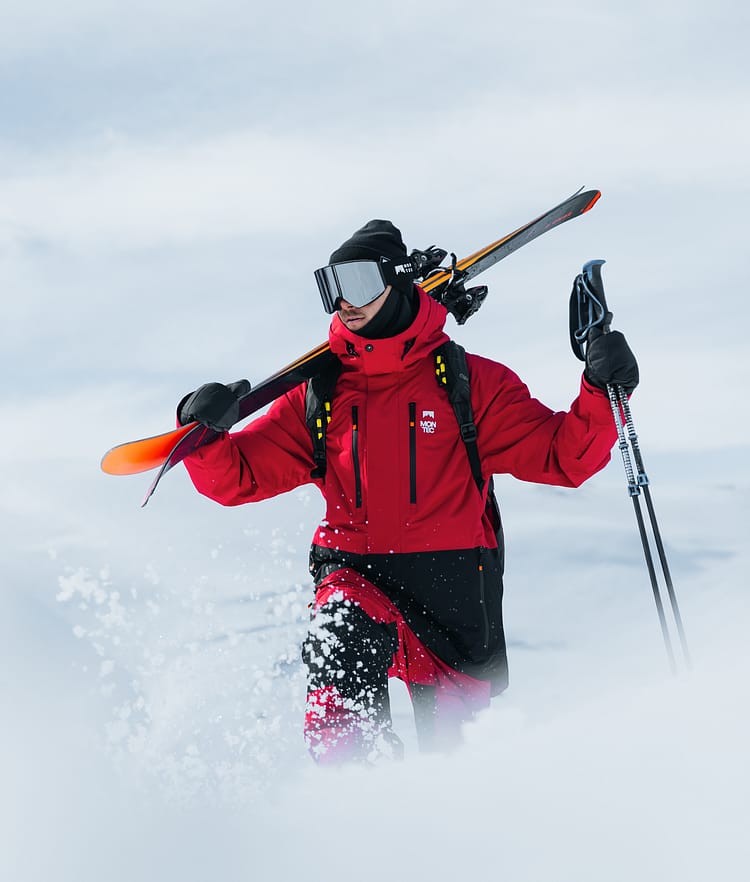 Fawk Ski Jacket Men Deep Red/Black, Image 2 of 11