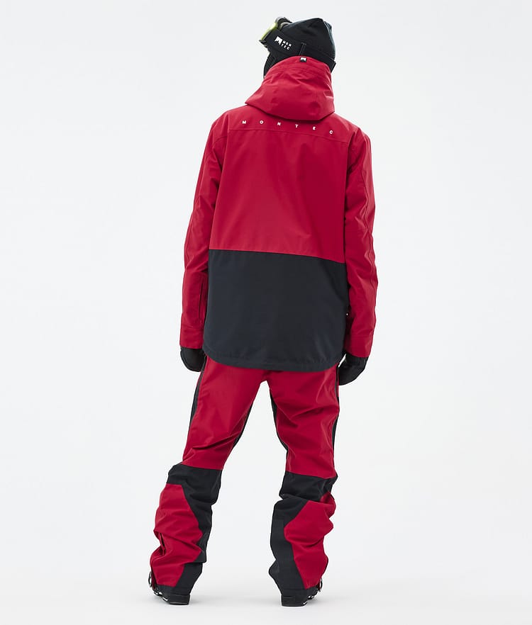 Fawk Ski Jacket Men Deep Red/Black, Image 6 of 11