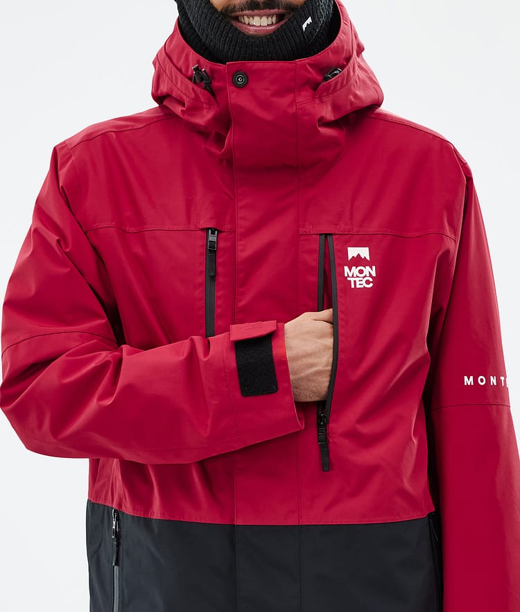 Fawk Ski Jacket Men Deep Red/Black, Image 10 of 11
