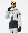 Moss W Kurtka Narciarska Kobiety Light Grey/Black
