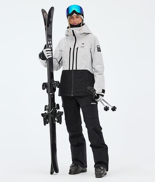 Moss W Ski Outfit Light Grey/Black