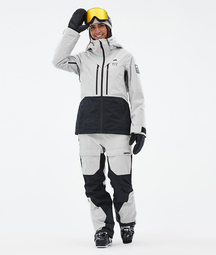 Moss W Ski Jacket Women Light Grey/Black, Image 2 of 9