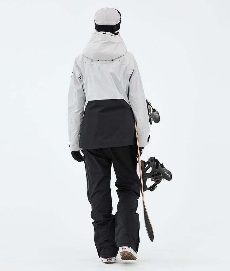 Moss W Veste Snowboard Femme Light Grey/Black Renewed, Image 3 of 9