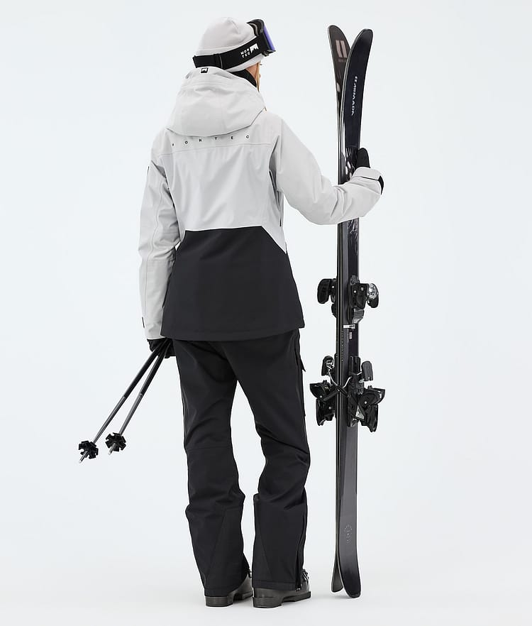 Moss W Ski Jacket Women Light Grey/Black, Image 3 of 9