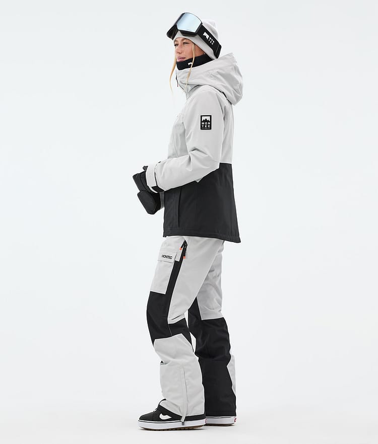 Moss W Veste Snowboard Femme Light Grey/Black Renewed, Image 4 sur 10