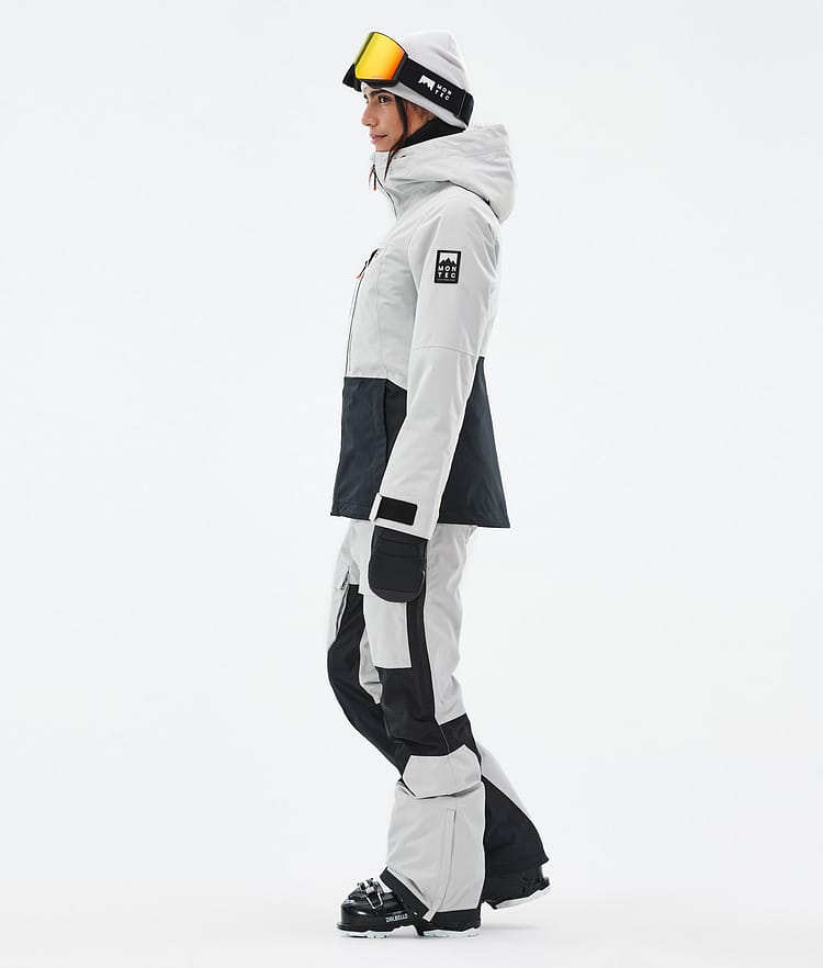 Moss W Ski Jacket Women Light Grey/Black, Image 3 of 9