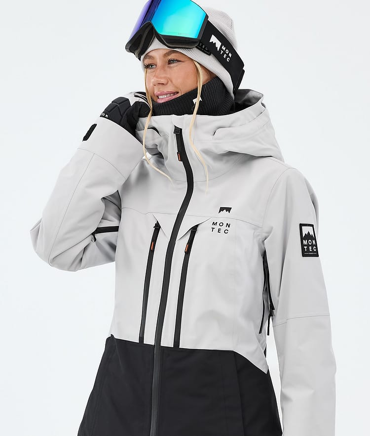 Moss W Veste Snowboard Femme Light Grey/Black Renewed, Image 4 of 9