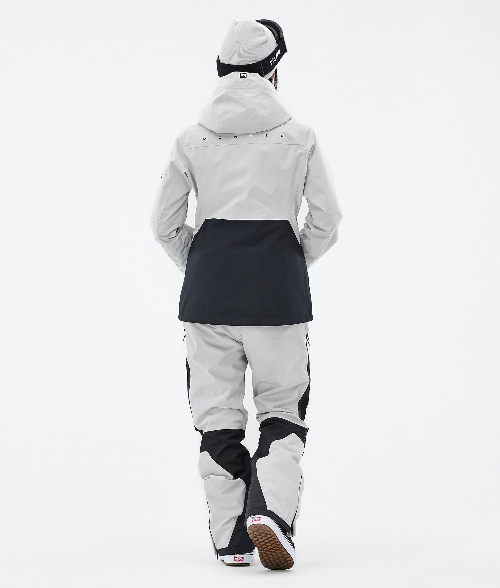 Moss W Snowboard Jacket Women Light Grey/Black Renewed, Image 4 of 9