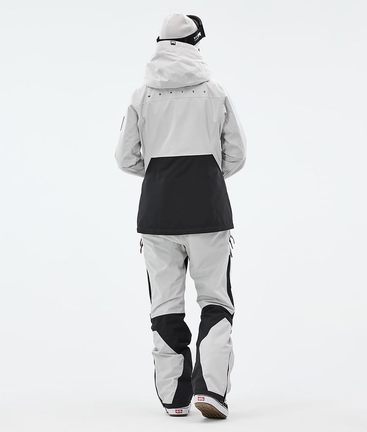 Moss W Veste Snowboard Femme Light Grey/Black Renewed, Image 5 sur 10